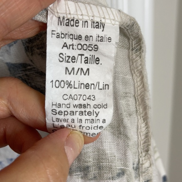 100% linen Made in Italy 🇮🇹 cardigan - Picture 5 of 6